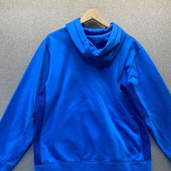 Nike Therma-Fit Hoodie Pullover Sweatshirt Blue - Picture 4 of 9